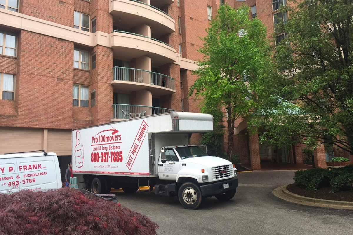 Long distance moving Clarksburg MD, Pro100movers